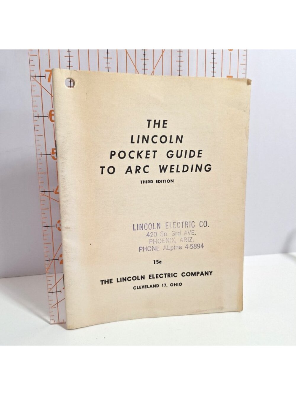 The Lincoln Pocket Guide To Arc Welding Third Edition 1959 Electric Co - Picture 2 of 10